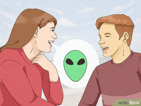 Lighten the mood with a question that will make him chuckle.