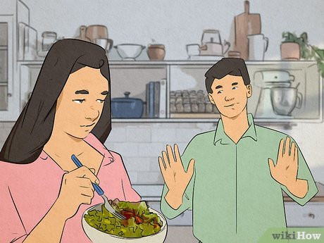 Step 23 Never eating vegetables
