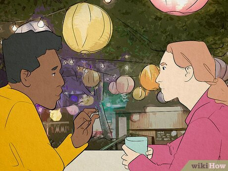 Step 4 Open up to her a little bit.