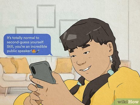 Boosting his confidence can help if he's stressed or worried.