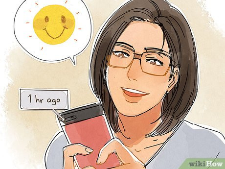 Step 3 Wait to respond to him.