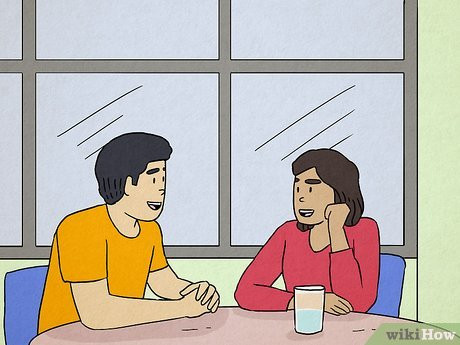 Step 4 Keep the tone calm when you discuss your relationship.