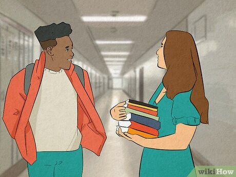 Step 4 Give him hints that your personality has depth.