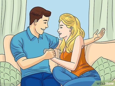 Step 1 Speak to her kindly.