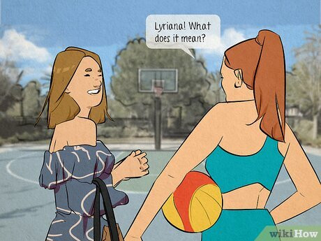 Step 5 Comment on their name.