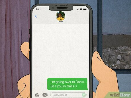 Step 4 Tell someone where you’re going, even vaguely.