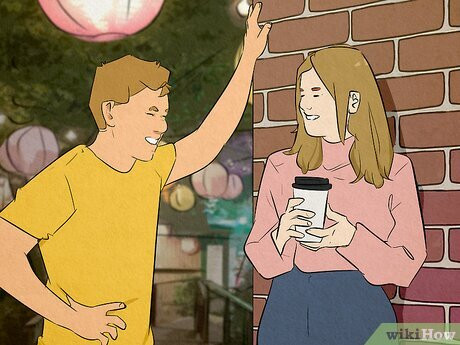 Step 2 Flirt and get to know the person a little.