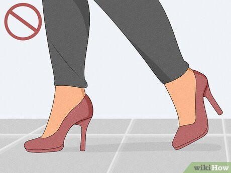 Step 2 Skip the heels.