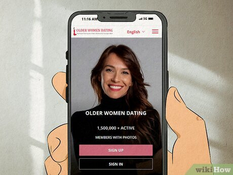 Step 1 Try an app dedicated to dating older women.