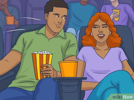 Step 2 Sit next to her.