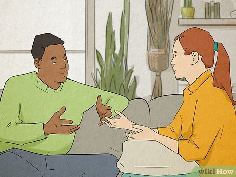 Step 2 Ask the father what he needs out of a relationship.